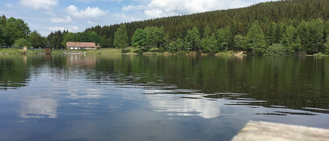 Schlesinger Teich Bärnkopf Mittagsstimmung