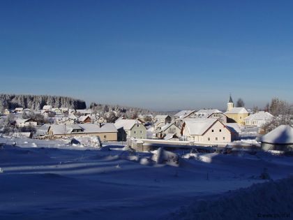 Blick auf Bärnkopf Winter