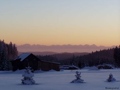 Blick ins Alpenvorland Sauberg Bärnkopf